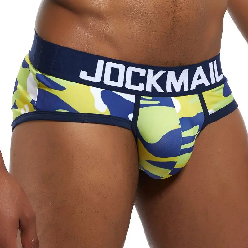 JOCKMAIL Men Underwear Briefs Mens Nylon Underpants Cueca Masculina U Pouch Male Panties Mens briefs Gay Underwear Ropa Pants