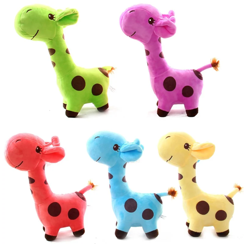 18*8CM New Kawaii Plush Giraffe Stuffed Animal Cartoon Doll Soft Cute Plush Funny For Kid Baby Children\'s Birthday Gift Toy