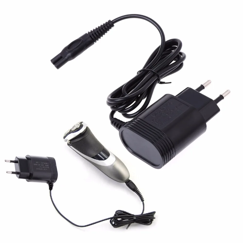 2-Prong Charger EU Plug Power Adapter for PHILIPS Shavers HQ8505/6070/6075/6090