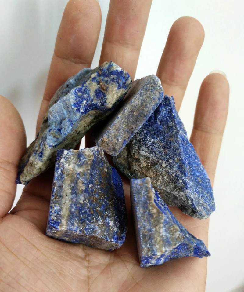 1lb (450g)Bulk Rough lapis lazuli Raw Stone materials healing stone for warping Cabbing,Cutting, Lapidary, Tumbling Reiki 1'+