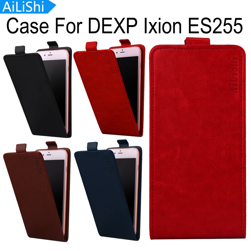 AiLiShi Up And Down Flip Top Quality For DEXP Ixion ES255 Case Luxury PU Protective Cover Skin Leather Case With Card Slot