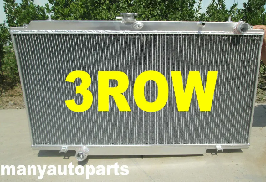 3 core aluminum radiator for PATROL Y61 GU 2.8 3.0 RD28 ZD30 CR diesel 99-13 00 01 02 03 MT