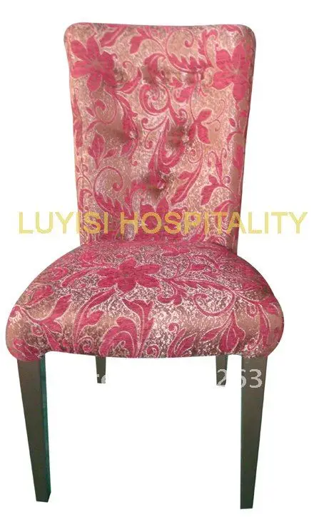 Upholstery Matel dining chair,heavy duty fabric with high rub resistance,comfortable seat.