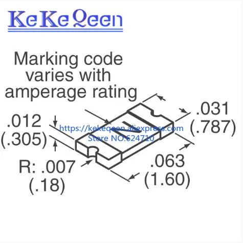 20PCS 0603 2.5A 2500mA 32V SMT SMD SlimLine Lead-Free Very Fast-Acting Fuse 467 Series 046702.5 Marking Code O