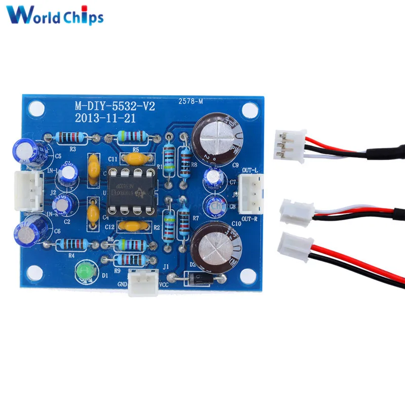 NE5532 Amplifer Board OP-AMP HIFI Preamplifier Signal  Bluetooth Amplifer Preamplifier Board In Stock