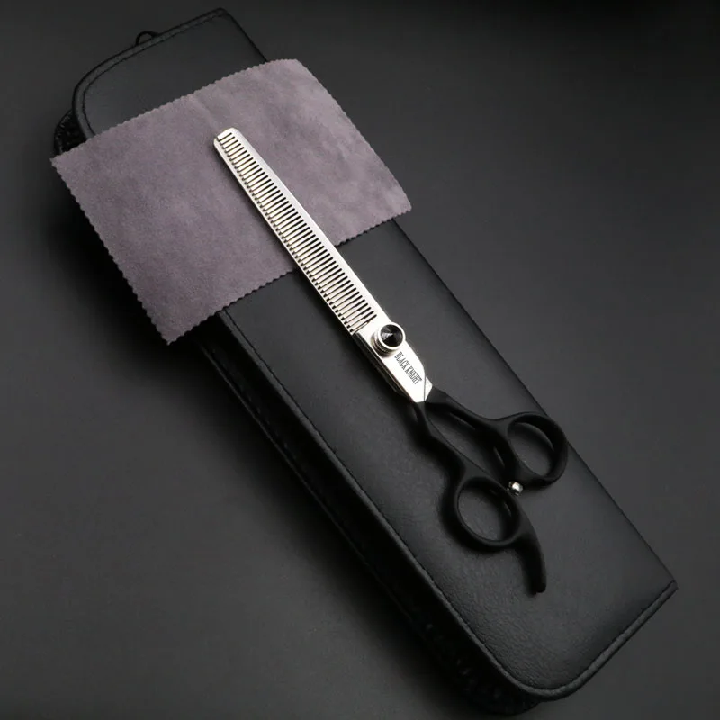 7\'\' Left Hand High-Class Hairdressing Scissors 440C 62HRC Dogs Cats Pets Thinning Shears Hair Scissors