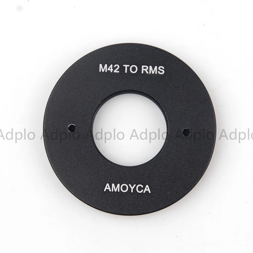 ADPLO Inside Thread: RMS (20mm) Lens Adapter Suit For RMS Royal Microscopy Society Lens to M42 Mount Inside Thread rms