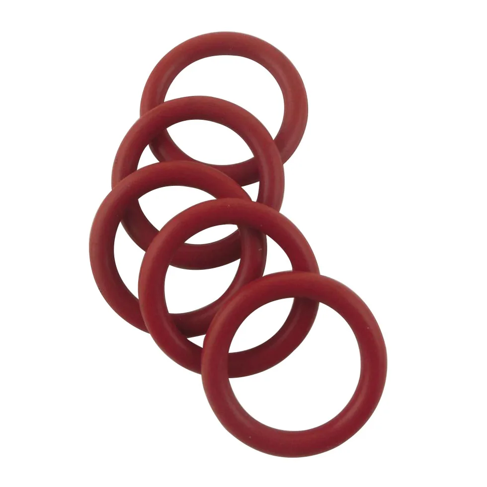 100pcs 1.9mm Thickness Red Silicon O Ring Seal Gasket 39/40/41/42/44/45/46/47/48/49/50mm Outside Diameter VMQ O Rings Seals