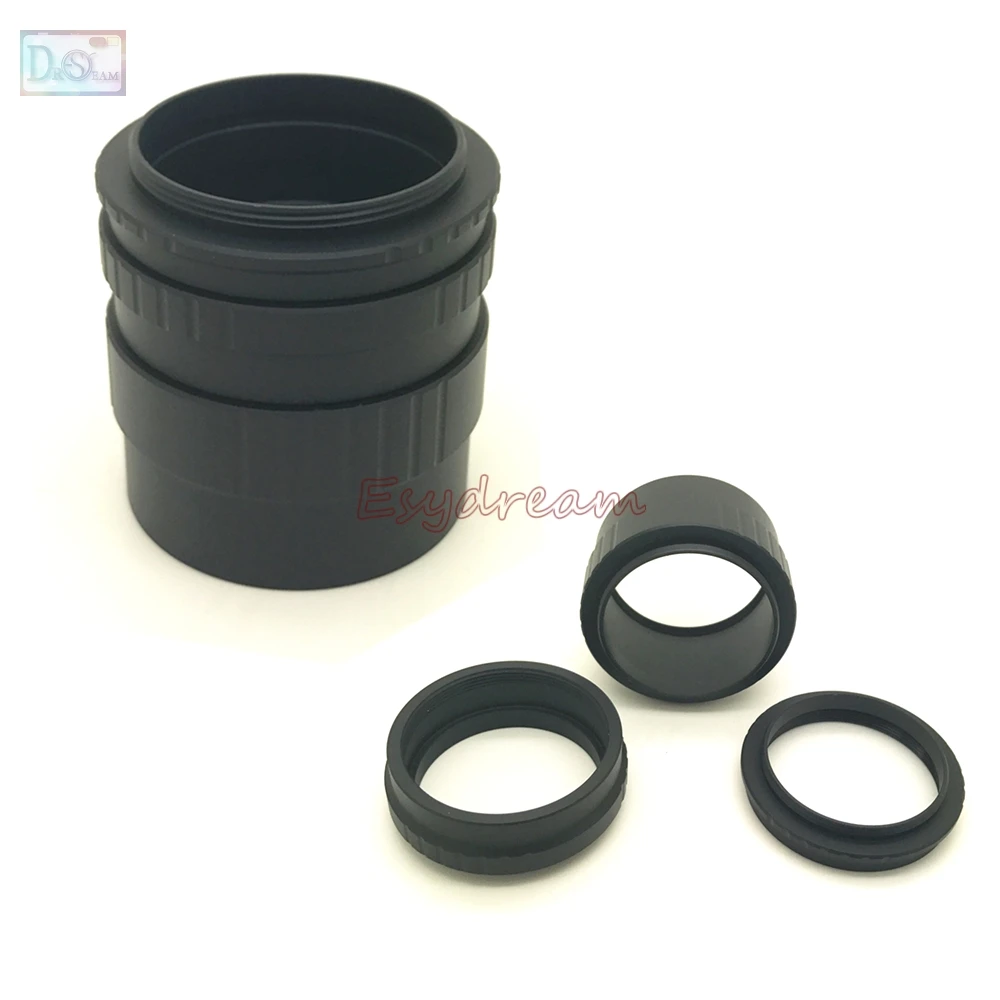 Tubo de extensión Macro de 3 anillos para lente de cámara de película de montaje de tornillo M42 de 42mm Carl Zeiss Schneider Pentax Fujica Yashica Voigtlander