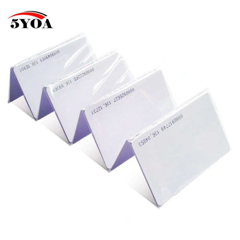 10 pièces Assurance qualité EM carte d'identité lecture seule 4100/4102 réaction carte d'identité 125KHZ RFID carte adaptée pour le contrôle d'accès temps de présence