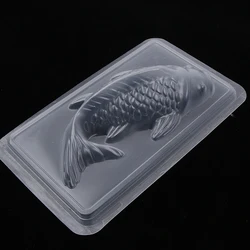 New 3D Koi Fish Shape Plastic Cake Chocolate Jelly Sugarcraft Mould Rice Mold DIY Cake Decorating Moulds Baking Tool Decorator