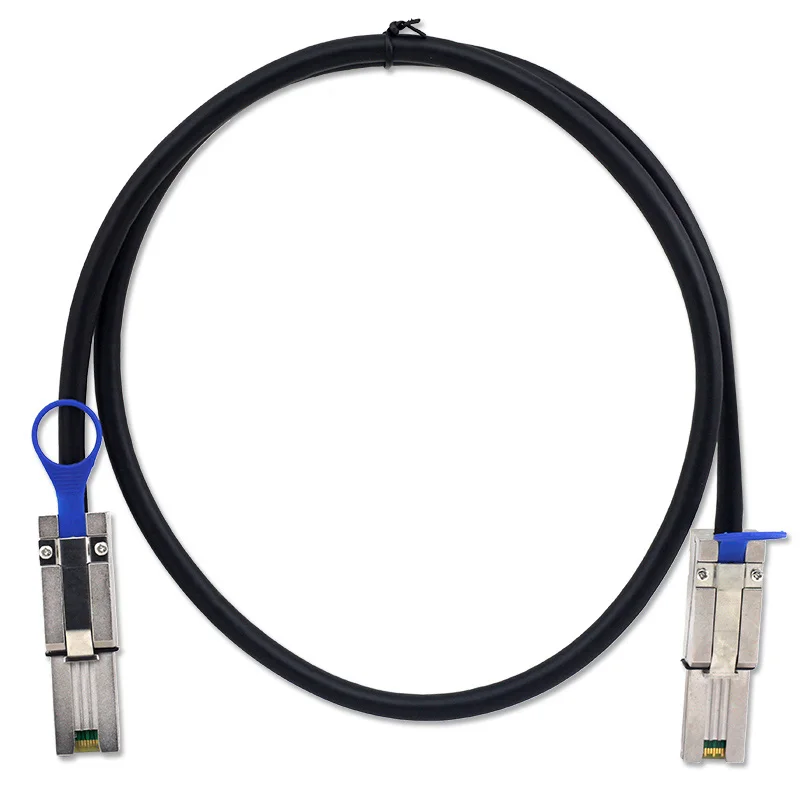 

Free Shipping High Quality External Mini SAS 26Pin SFF-8088 to SFF-8088 Data Cable 6Gb 2 Meter