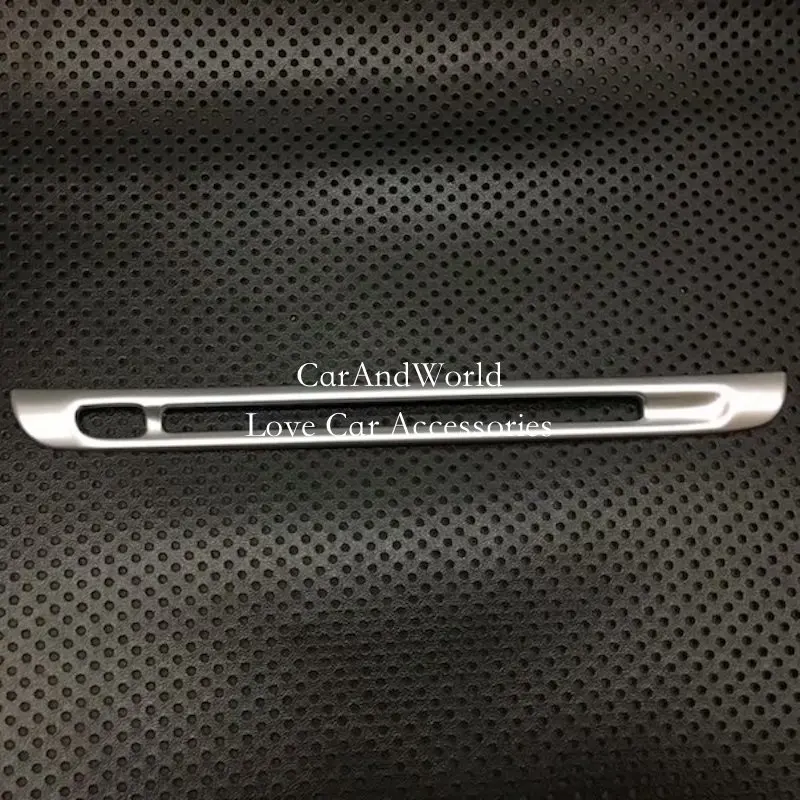 CD Control Panel Frame Cover For Mazda CX-5 CX5 2017-2025 Interior Switch Button Trims CX 5 ABS Chrome Car-styling Accessories