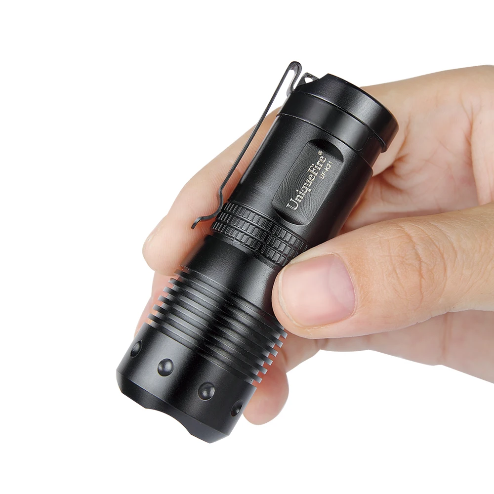 

UniqueFire K21 Super MINI Flashlights U2 Handheld Pressing Torches With Coated Glass Lens (1*16340/1*CR123A) Pocket Torch