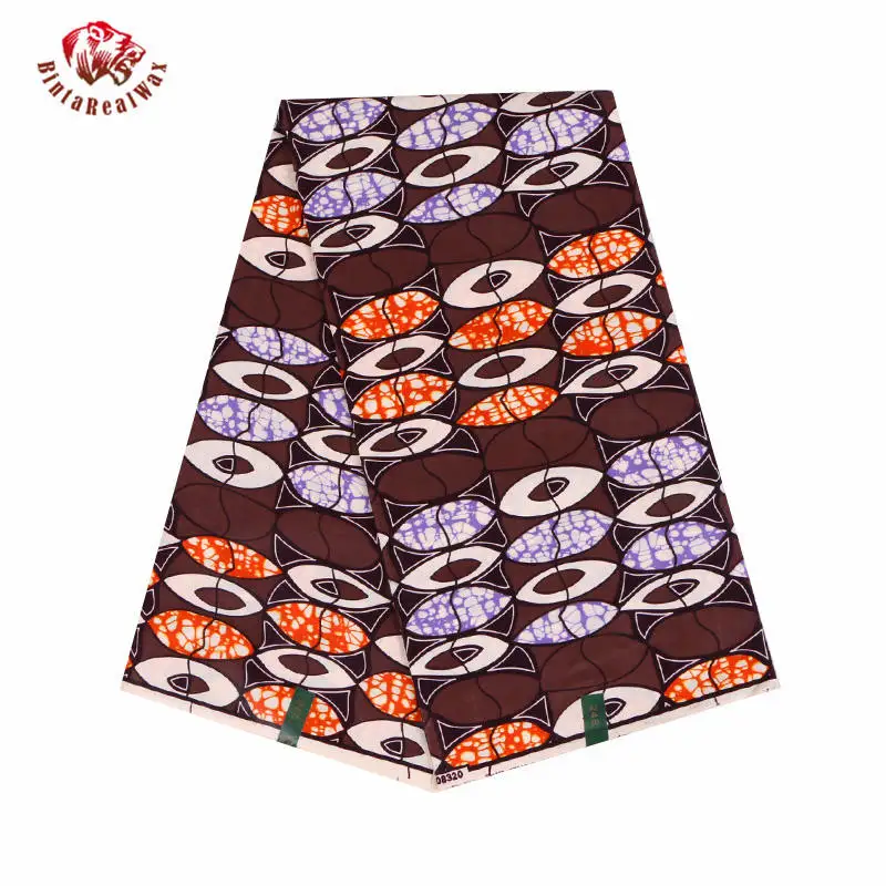 African Wax with Print fabric 2019 Fashion African Ankara Fabric Clothes African Wax Prints Fabric new bintarealwax  24fs1143