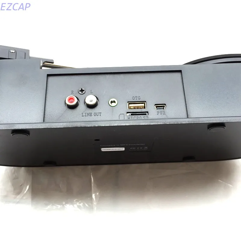 3.5mm USB 2.0 Mini Phonograph Turntable Record Audio Player Vinyl Turntable to MP3/WAV/CD Converter Support 33/45PRM Function