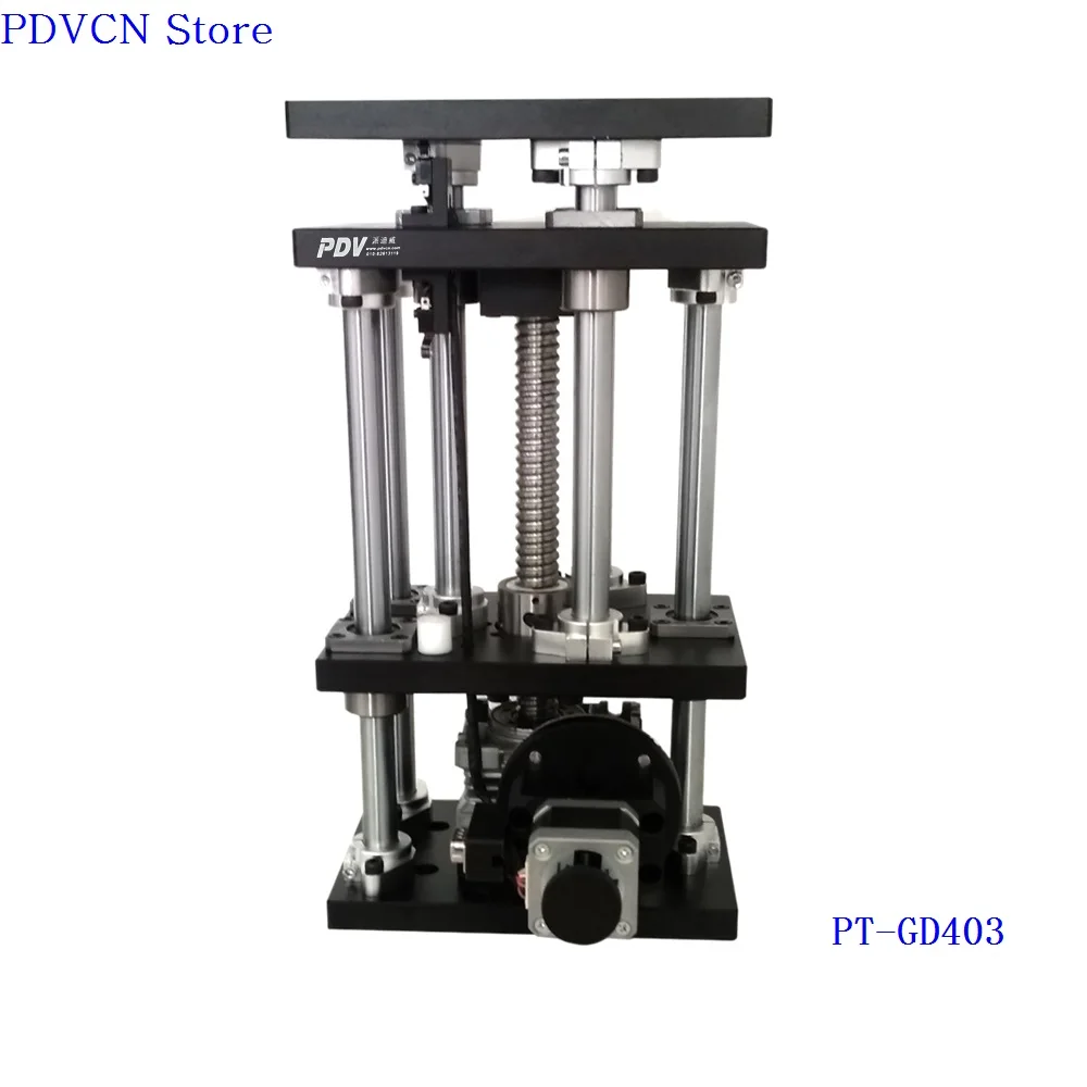 PT-GD403Motorized Lab Jack, Elektrische Lifting Platform, Lift, Optische Sliding Lift, 100mm Reizen linear slide as