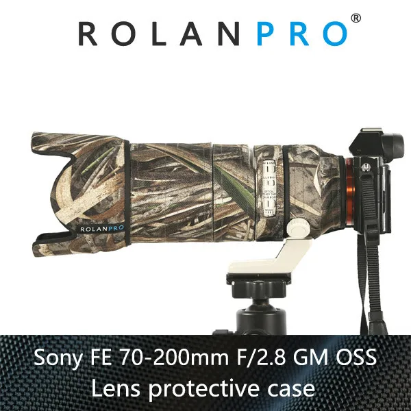 ROLANPRO Waterproof Camera Lens Coat Rain Cover For SONY FE 70-200 F 2.8 GM OSS Protective Sleeve 70-200GM Case