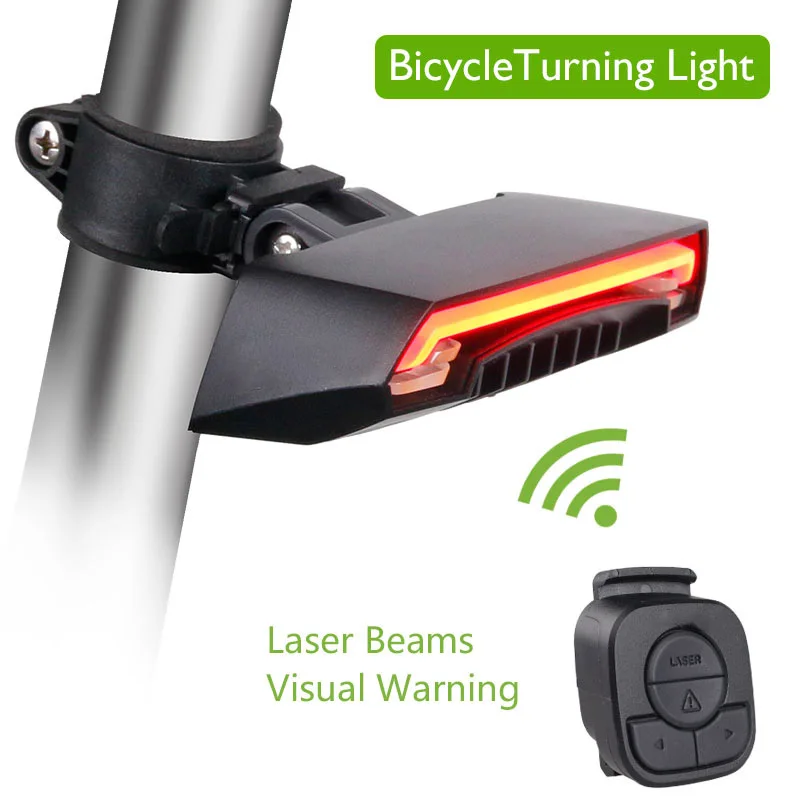 Recharge Bike Tail Light Colorufl Bicycle LED Light Bright Mountain Road Bike Safety Back Rear Lights Lamp