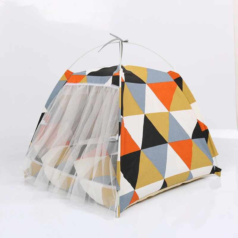 

M Portable foldable pet tent playpen outdoor Indoor tent for cat small dog puppy tents cats toy house pet teepee foldable house