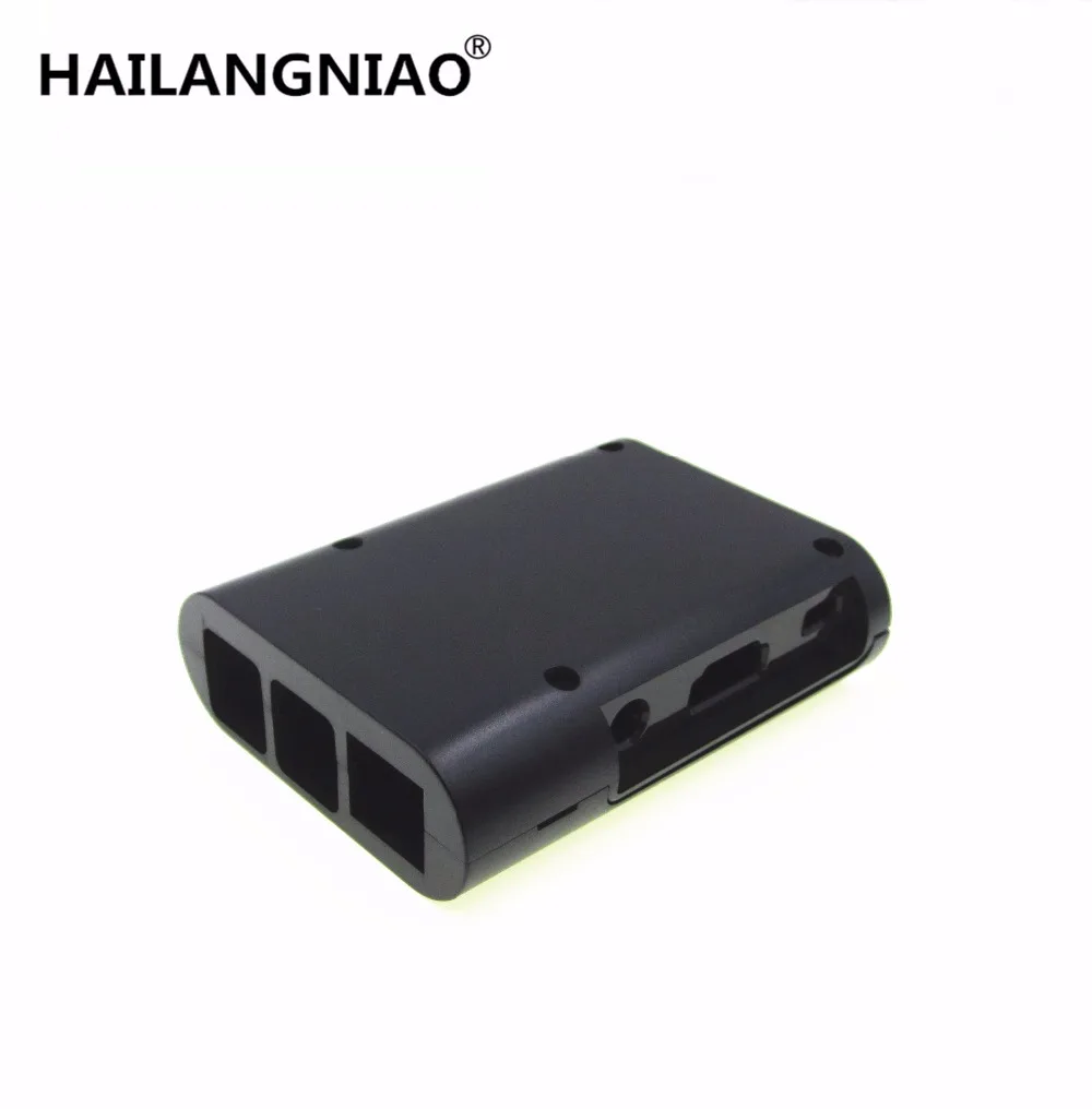 1pcs Raspberry Pi 3 Model B Plus & Raspberry Pi 3 2 Black Case Cover Shell Enclosure Box ABS box