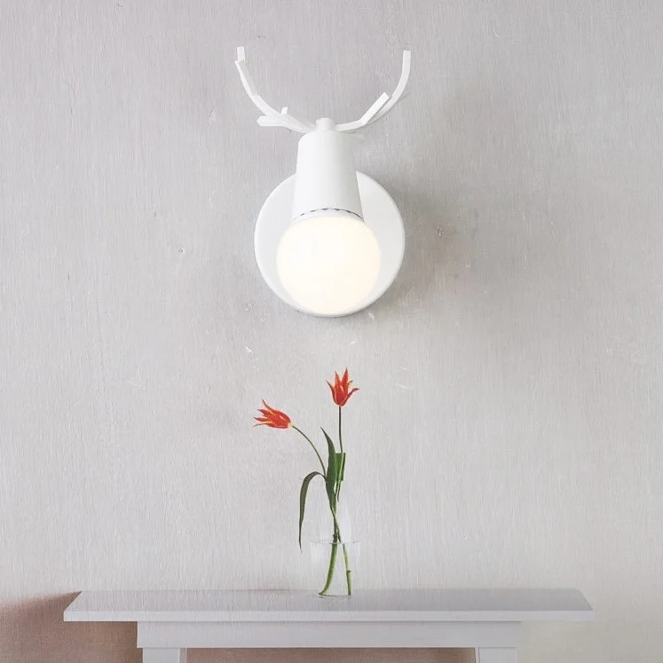 

Antler LED Wall Lamp Bathroom Mirror Light Fixtures Fashion Iron Sconce Wall Lamps Stair Lighting Bathroom Bedroom Lamp