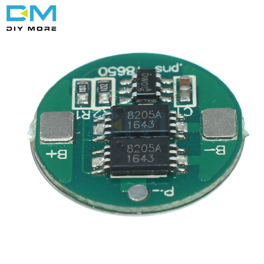 5PCS Dual MOS Battery Protection 18650 Lithium Li-ion Battery High Voltage Detection Circuit Module Board Overcurrent Detection