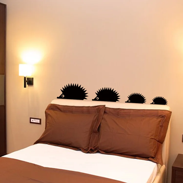 Kreative Igel-Wandaufkleber für Wohnzimmer, Kinderzimmer, Hintergrunddekoration, Wandbild für Heimdekoration, selbstklebende Tapete – Detail 6