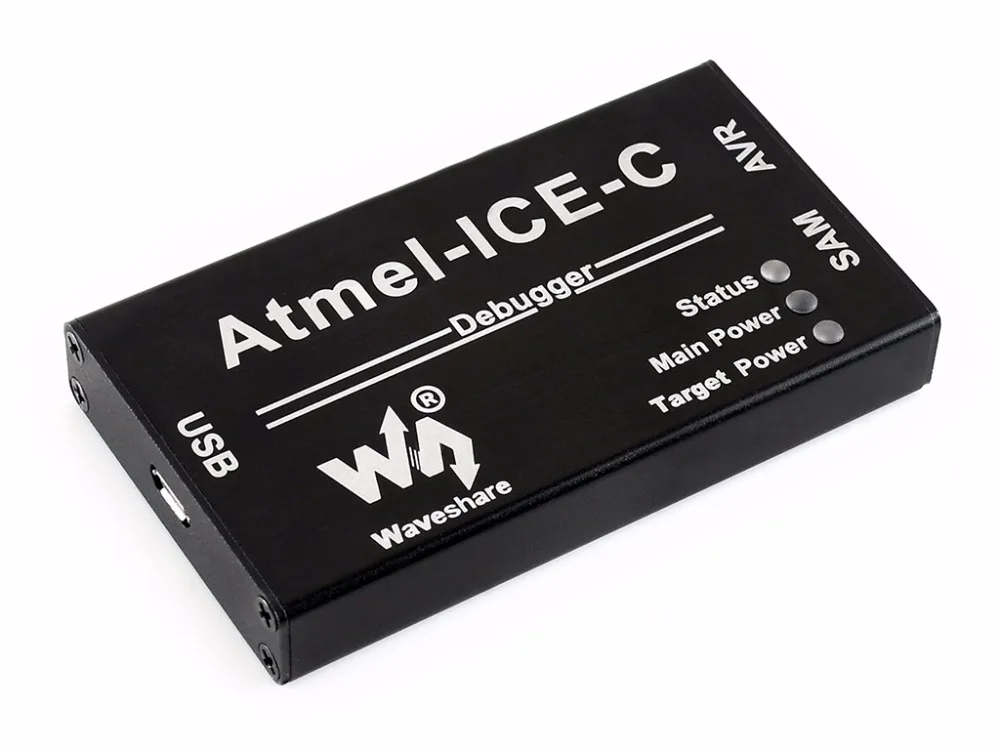 Atmel-ICE-C, Original PCBA à l'intérieur, pleine fonctionnalité, rentable pour le débogage programmation Atmel SAM/AVR microthorac