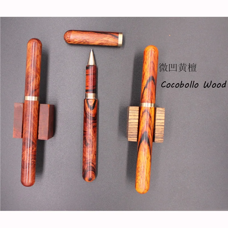 Handmade Rare Wood + Copper Signature Pen Neutral Color Wooden Pen For Business and School  as Luxury Gift