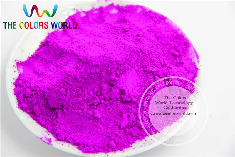 TCT-123 6 สีนีออนนีออนนีออนเรืองแสง Pigment Powder สำหรับเล็บและภาพวาด & การพิมพ์ตกแต่งเล็บ