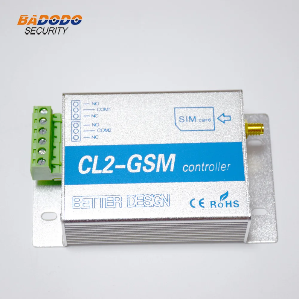 وائرلیس GSM SMS ریموٹ کنٹرولر اسمارٹ سوئچ ماڈیول CL2-GSM 2 وے ریلے آؤٹ پٹ خودکار سوئنگ سلائیڈنگ گیٹ ڈور کے لیے