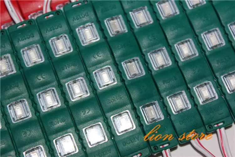 20pcs INJECTION MOLDING led module 5630 3LEDs/ piece Waterproof IP67 DC12V white/red/blue/gren free shipping