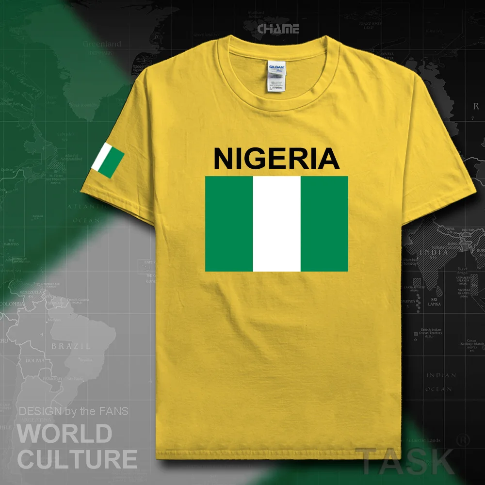 Nigeria Nijeriya men t shirts jerseys nation tshirt sporting Nigerian 100% cotton t-shirt fitness clothing tees country flags NG