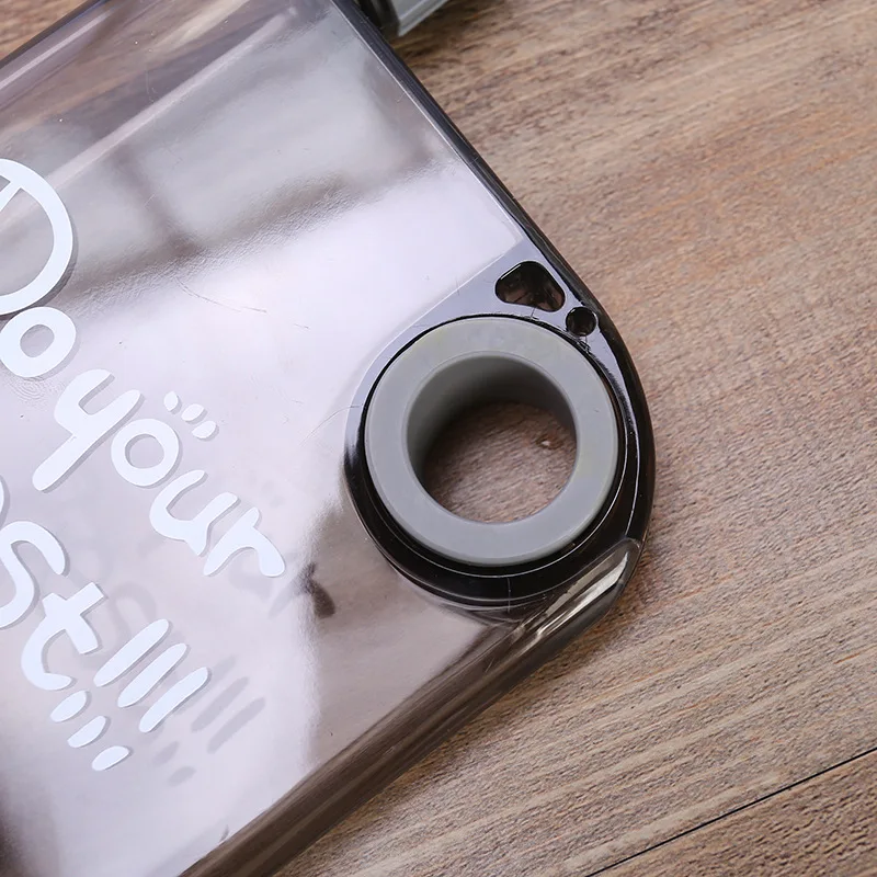 Water Bottle Creative New Transparent Kettle Outdoor Portable Book Kettle Plastic Hip Flask Wine Notebook Bottled Botella Flexib