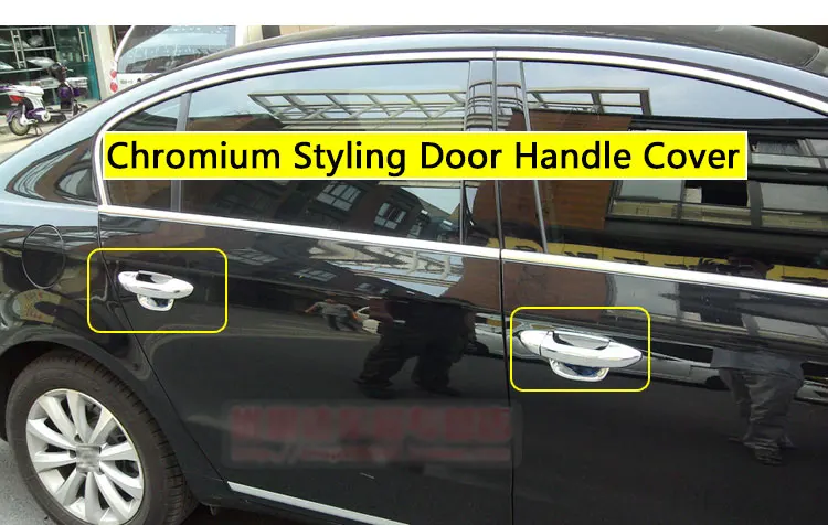 For VW Passat CC Volkswagen Chrome Exterior Door Handles Covers Chromium Styling Car Accessories Stickers Car Styling