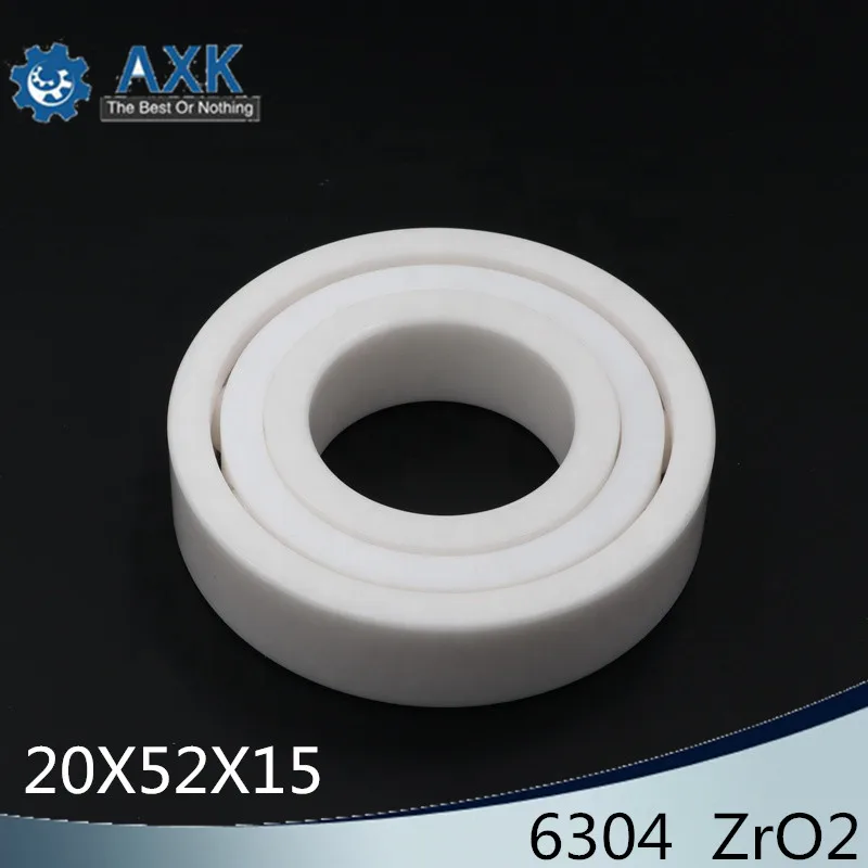 6304 Full Ceramic Bearing ( 1 PC ) 20*52*15 mm ZrO2 Material 634CE All Zirconia Ceramic Ball Bearings