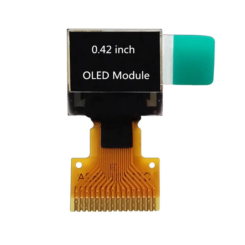 

Highlight 0.42 inch OLED Display Screen LCD Module 72*40 OLED Module IIC/SPI Interface 16Pin SSD1306