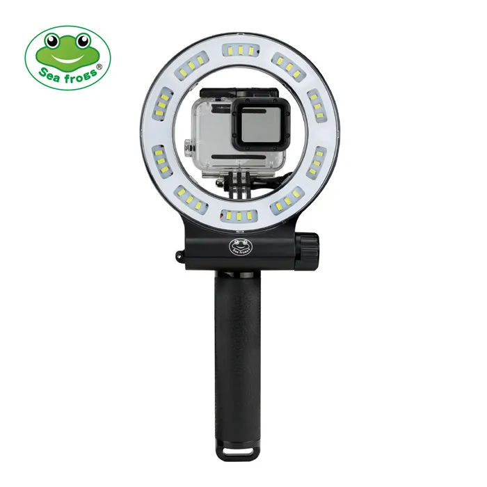 Imagem -06 - Led Câmera de Vídeo Anel Luz Modo à Prova Impermeável Água 40m Mergulho Luz Preenchimento para Gopro Hero yi 4k Sjcam Ação Esportes Câmera Sl109 30