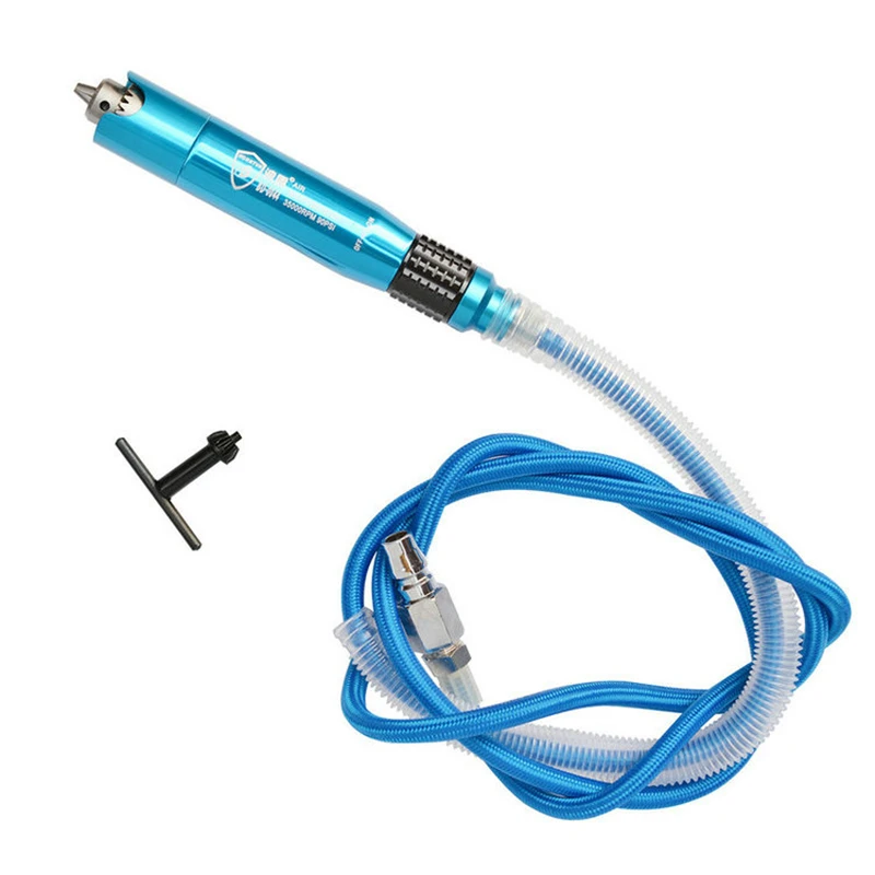 Borntun-amoladora neumática de aire, herramienta eléctrica de 0,4-4,0mm, mandril, pulidora de 30000rpm