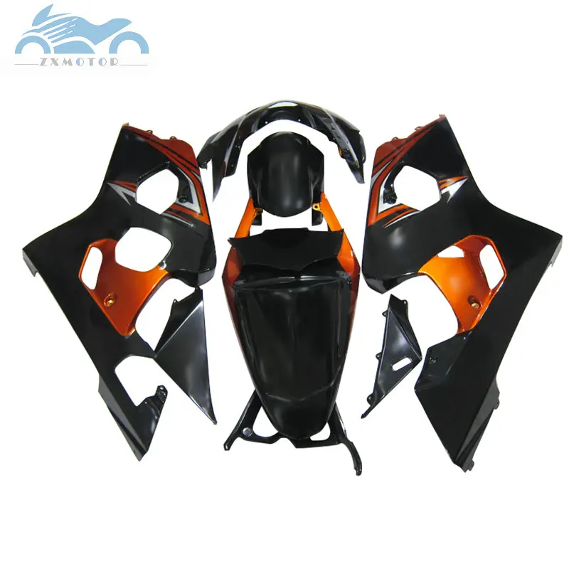 ABS motorcycle Fairing kits for SUZUKI 2004 2005 GSXR600 R750 sport racing fairings kit 04 05 GSXR750 GSXR 600 K4 orange black