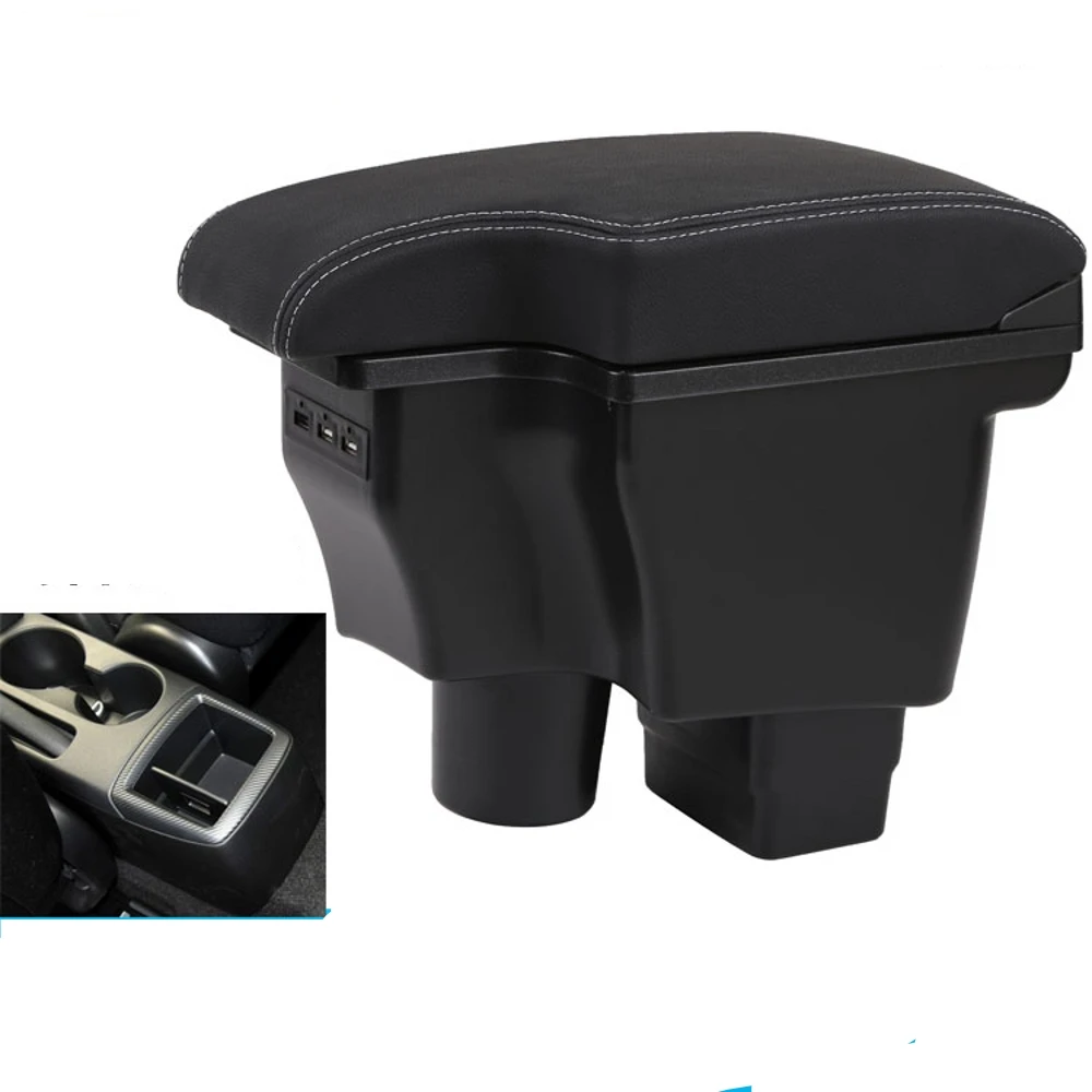 For  Mazda 2 skyactiv version cx3 CX-3 armrest box central Store content box with USB cx 3 armrests box cx3