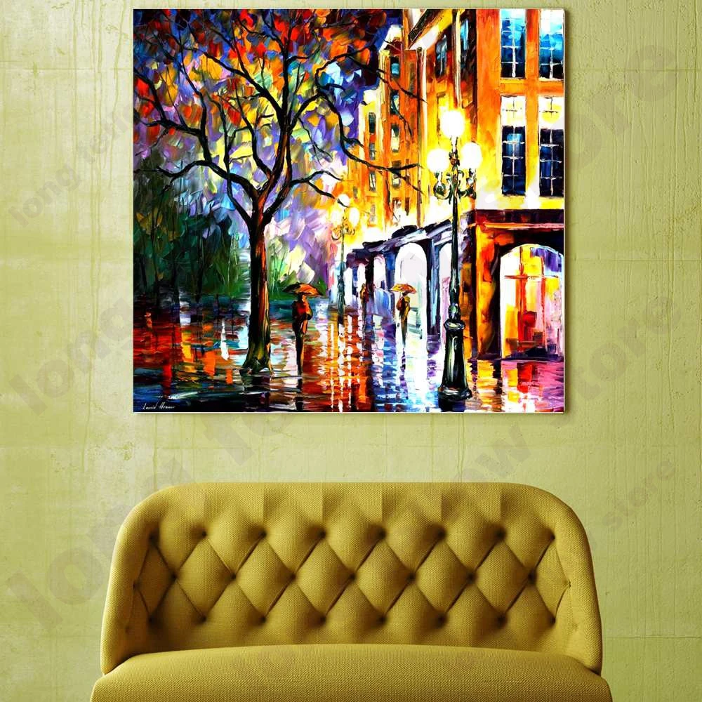 

Handpainted Knife Canvas Painting 100% Hand Made Vintage Home Decorations Wall Art for Dining Room Kitchen Wall Decor Dropship