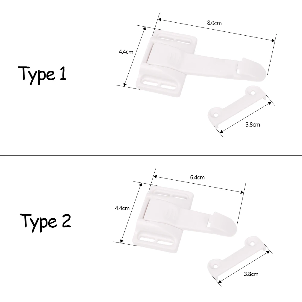 EUDEMON 2pcs Baby Security Cabinet Door Lock For Kids Safety Children Protection Drawer Blocker Toddler Invisible Closet Locker