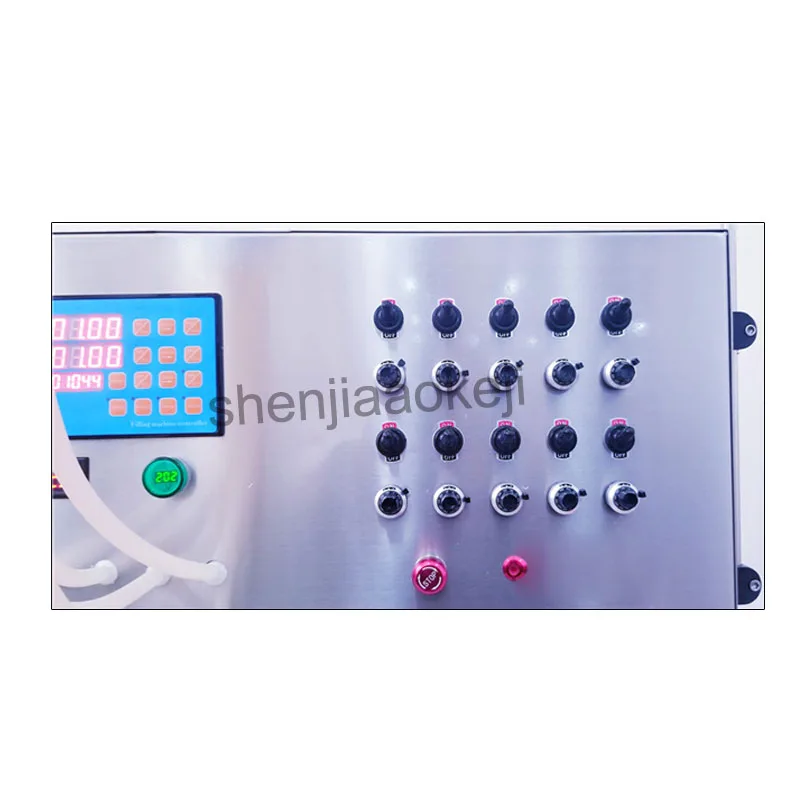 Electric drinks Mouthwash fill machine with 10 filling nozzles Stainless Steel CNC Liquid Filling Machines  4000ml/min 1pc