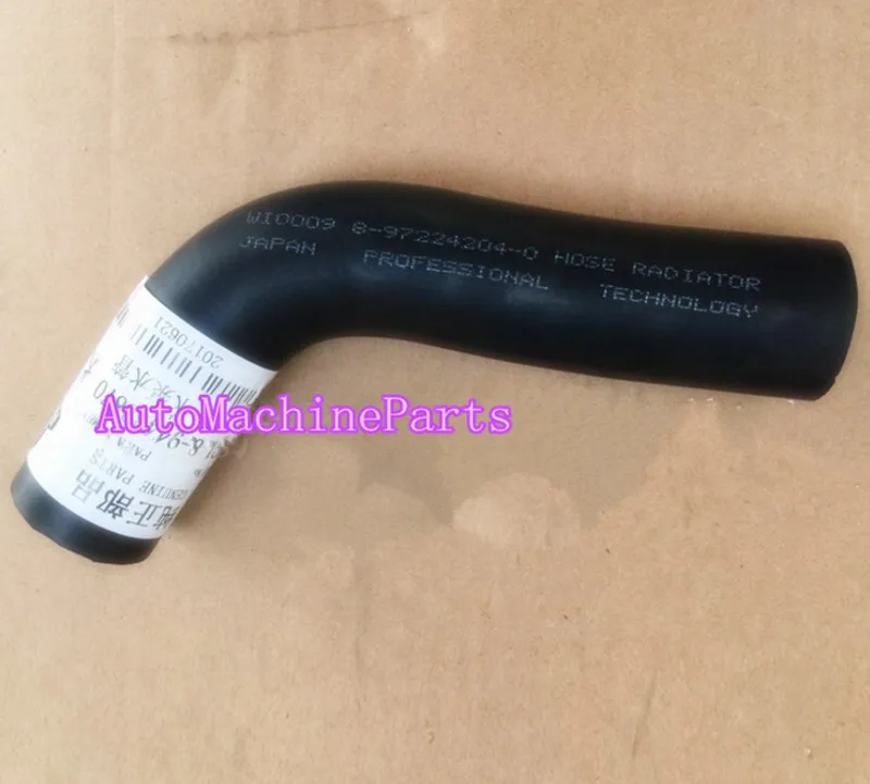 Radiator Hose 8-97224204-0 For Excavator 4BD1 Caliber 27mm Length 195mm