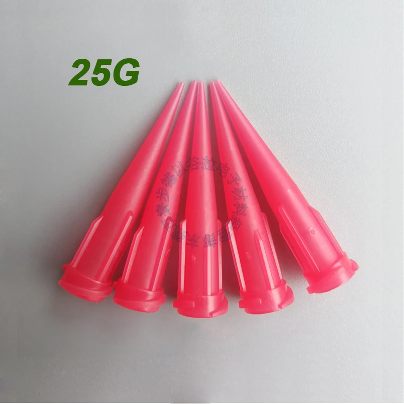 

100pcs 25G TT assorted Plastic Conical Smoothflow Tapered Needle/Tips Dispense Tips set