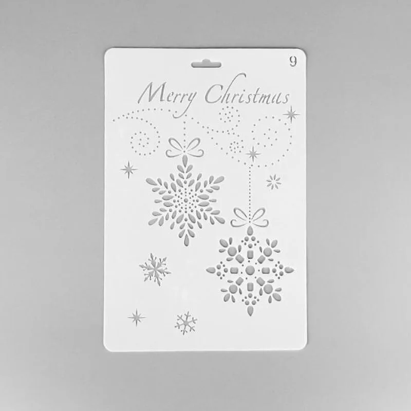 

Christmas Snowflake Decor Layering Stencils For Wall Stencil Reusable Scrapbooking Stencils Embossing Paper Christmas Stencils