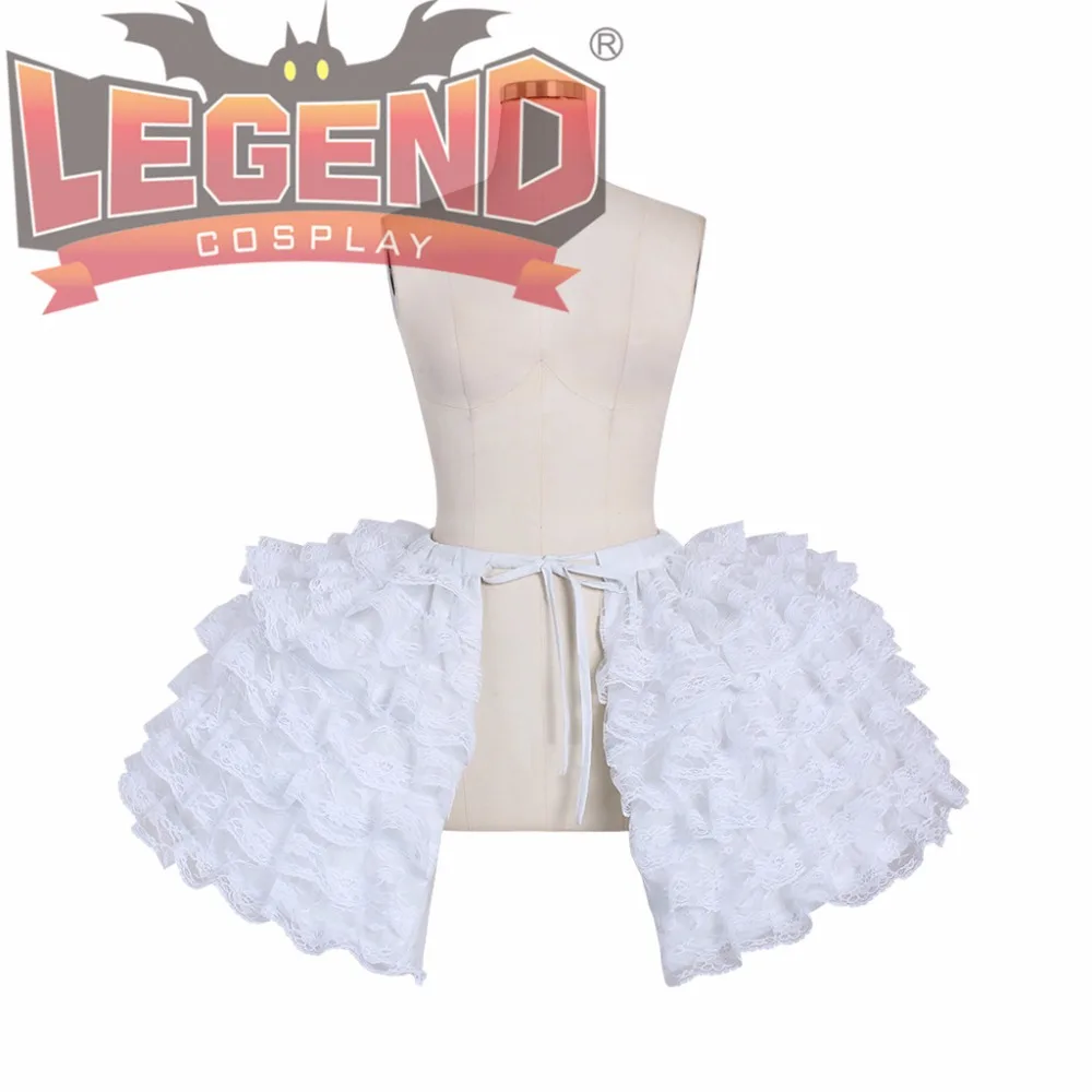Viktorianischen Kleid rüschen Petticoat Krinoline Unterrock Damen Weiß Käfig Rahmen Pannier Treiben