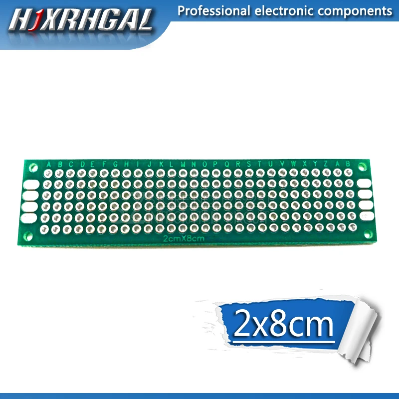 5pcs  2x8cm 2*8 Double Side Prototype PCB diy Universal Printed Circuit Board hjxrhgal